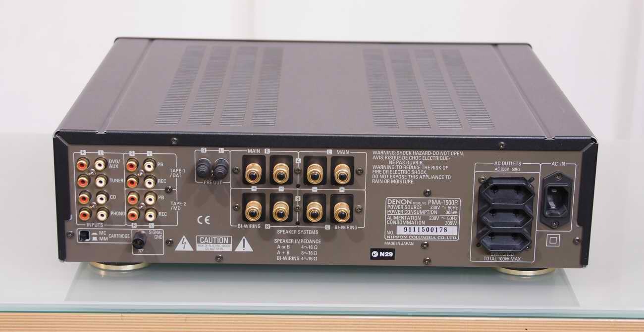 Denon PMA 1500R - Audio construction | Hi-Fi Online Sales 