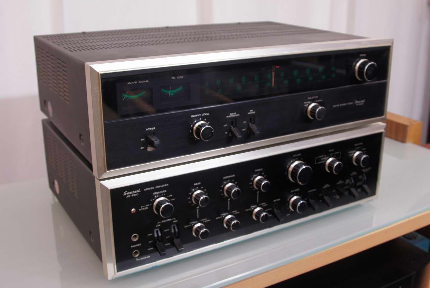 Sansui AU 9500 - TU 9500 - Audio construction | Hi-Fi Online Sales 